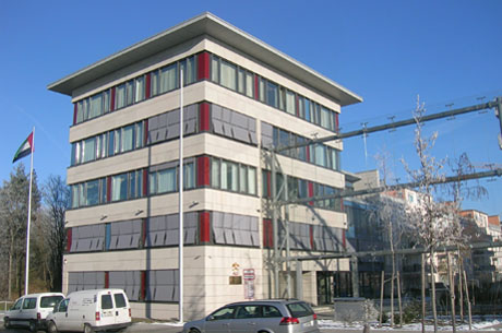entwurf konsulat der vereinigten arabischen emirate wesendonkstraße / effnerstraße / münchen