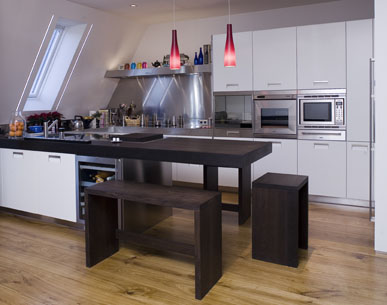 ausbau einer dachwohnung lucile-grahn-straße / münchen-bogenhausen